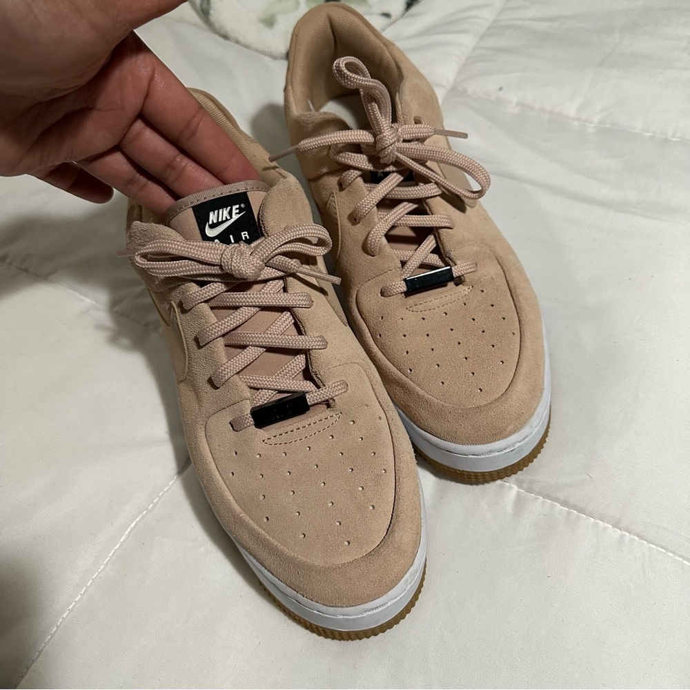 Pink Nike Low Suede